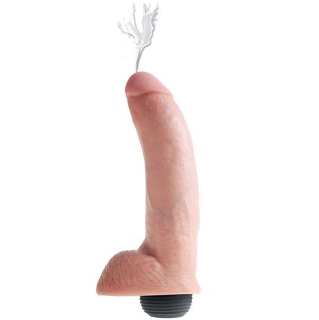 EJACULADOR NATURAL DILDO REALÍSTICO KING COCK 22.86CM