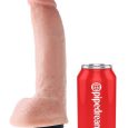 EJACULADOR NATURAL DILDO REALÍSTICO KING COCK 22.86CM