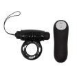 BAILE ANEL PARA PÉNIS CONTROLO REMOTO PRETO 20V