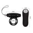 BAILE ANEL PARA PÉNIS CONTROLO REMOTO PRETO 20V