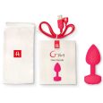 G-VIBE – FUNTOYS GPLUG ANAL VIBRADOR RECARGABLE GRANDE ROSA NEON 3.9CM