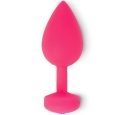 G-VIBE – FUNTOYS GPLUG ANAL VIBRADOR RECARGABLE GRANDE ROSA NEON 3.9CM