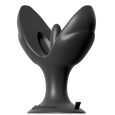 PLUG ANAL INSTA-GAPER PRETO 9.5X8.5CM | ANAL FANTASY