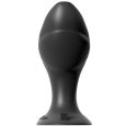 PLUG ANAL INSTA-GAPER PRETO 9.5X8.5CM | ANAL FANTASY