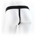 SÉRIE FETISH FANTASY 11 STRAP-ON VIBRAÇÃO OCO COM BOLAS DE 27,9 CM CARNE