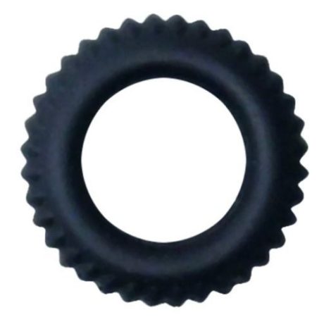 BAILE TITAN ANEL PARA PÉNIS PRETO 1.9CM