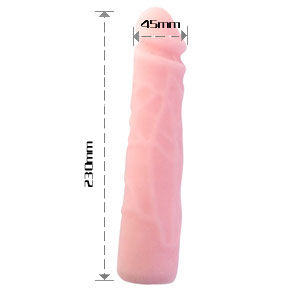 LOVE COMPANION DILDO SILICONE REALISTA 23 CM