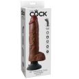 KING COCK – DILDO VIBRADOR 23 CM NATURAL