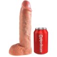 KING COCK 25,5 CM STRAP-ON OCO ESTILO SUSPENSÓRIO CARNE