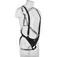 STRAP-ON COM SISTEMA DE SUSPENSÃO E DILDO OCO NUDE 28CM