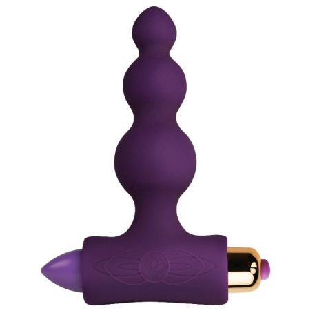 ESTIMULADOR ANAL BUBBLES PETITE SENSATIONS ROXO 12.9X4.1CM | ROCKS OFF