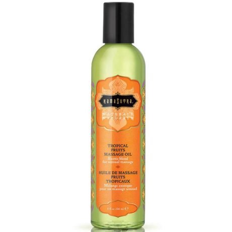 ÓLEO DE MASSAGEM NATURALS AROMA FRUTOS TROPICAIS 236ML | KAMASUTRA
