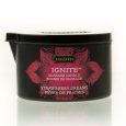 VELA DE MASSAGEM IGNITE AROMA SONHOS DE MORANGO 170GR | KAMASUTRA