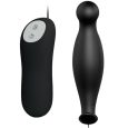 PLUG ANAL COM CONTROLE REMOTO PRETO 11.7X2.8CM