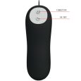 PLUG ANAL COM CONTROLE REMOTO PRETO 11.7X2.8CM