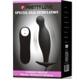 PLUG ANAL COM CONTROLE REMOTO PRETO 11.7X2.8CM