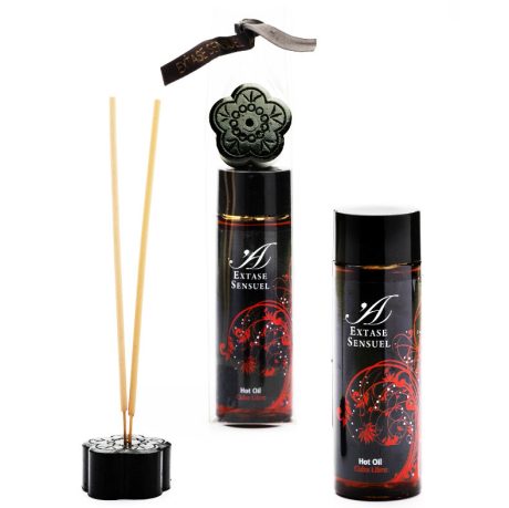 ÓLEO QUENTE E INCENSO LIVRE DE CUBA 100ML | EXTASE SENSUEL