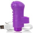 SCREAMING O RECARREGÁVEL VIBRADOR DEDO FING O ROXO