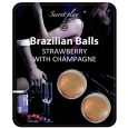 2 BOLAS BRASILEIRAS AROMA MORANGO COM CHAMPANHE | SECRETPLAY