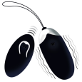 OVO VIBRATÓRIO FLIPPY II COM CONTROLO REMOTO PRETO 7X2.8CM | INTENSE