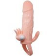 BRAVE MAN MANGA PARA PÉNIS ESTIMULADOR ANAL E CLITÓRIS CARNE 16.5 CM