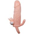 BRAVE MAN MANGA PARA PÉNIS ESTIMULADOR ANAL E CLITÓRIS CARNE 16.5 CM