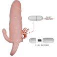 BRAVE MAN MANGA PARA PÉNIS ESTIMULADOR ANAL E CLITÓRIS CARNE 16.5 CM