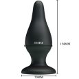 PLUG ANAL PRETO 13X5.5CM