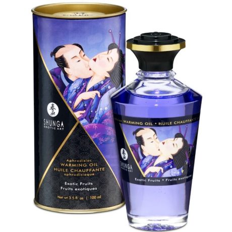 ÓLEO DE AQUECIMENTO AFRODISÍACO SABOR FRUTAS EXÓTICAS 100ML | SHUNGA