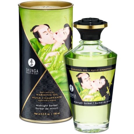 ÓLEO DE AQUECIMENTO AFRODISÍACO SABOR SORVETE DA MEIA-NOITE 100ML | SHUNGA