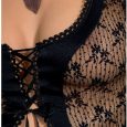 CAMISA DE NOITE VIOLA PRETA XXL/XXXL