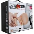 MASTURBADOR VAGINA E ÂNUS REALISTA COM VIBRAÇÃO | CRAZY BULL