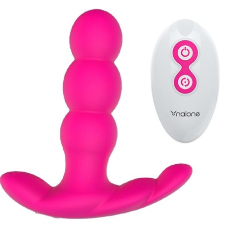 PRETTY LOVE - PLUG ANAL SILICONA FORMA PENE Y 12 MODOS VIBRACIÓN NEGRO