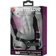 PRETTY LOVE MALE – VITO STRAP-ON OCO DILDO E VIBRAÇÃO 17.3 CM