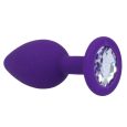 PLUG ANAL SHELKI S ROXO 7.2X2.8CM