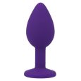 PLUG ANAL SHELKI S ROXO 7.2X2.8CM