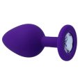 PLUG ANAL SHELKI M ROXO 8X3.5CM