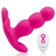 PRETTY LOVE – PLUG ANAL SILICONA FORMA PENE Y 12 MODOS VIBRACIÓN NEGRO