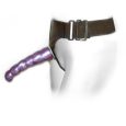 ULTRA STRAP-ON ANAL E VAGINAL ROXO