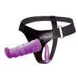 ULTRA STRAP-ON ANAL E VAGINAL ROXO