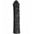 DILDO GIGANTE SOFT FISTING PRETO 32CM