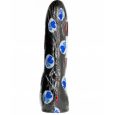 ALL BLACK – DILDO NEGRO REALÍSTICO 20 CM
