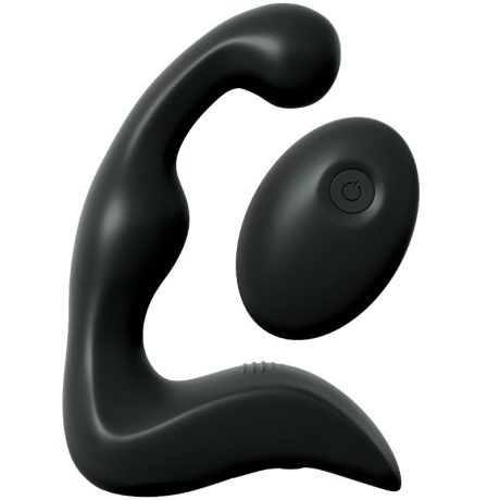 MASSAJADOR P-SPOT PRO ELITE COM CONTROLE REMOTO PRETO 10.9CM | ANAL FANTASY