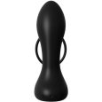 ASS-GASM PRO RECARREGÁVEL COM ANEL PENIANO ELITE PRETO 9.4X4.1CM | ANAL FANTASY