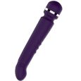 VARINHA VIBRATÓRIA E VIBRADOR YONI ROXA 23X4.2CM | NALONE