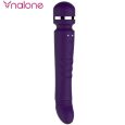 VARINHA VIBRATÓRIA E VIBRADOR YONI ROXA 23X4.2CM | NALONE