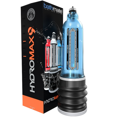 BOMBA DE BANHO HYDROMAX X40 PÉNIS AZUL BRILHANTE