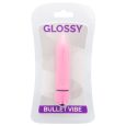 GLOSSY THIN VIBRADOR BALA ROSA FORTE