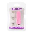 GLOSSY PEQUENO VIBRADOR BALA ROSA FORTE
