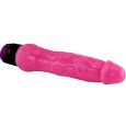 COLORFUL SEX REALISTIC VIBRATOR PINK 24 CM